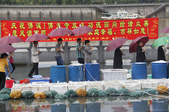 2013年5月19日放生 