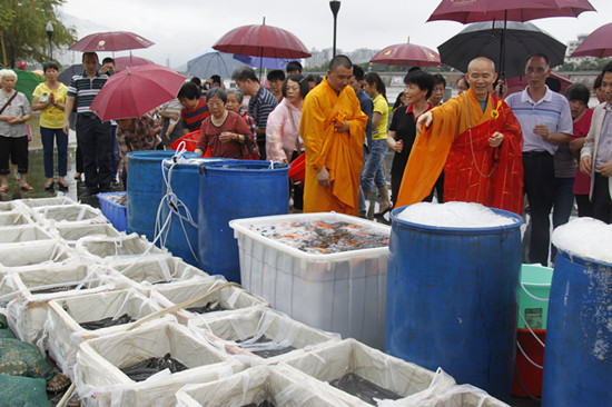 2013年5月19日放生 