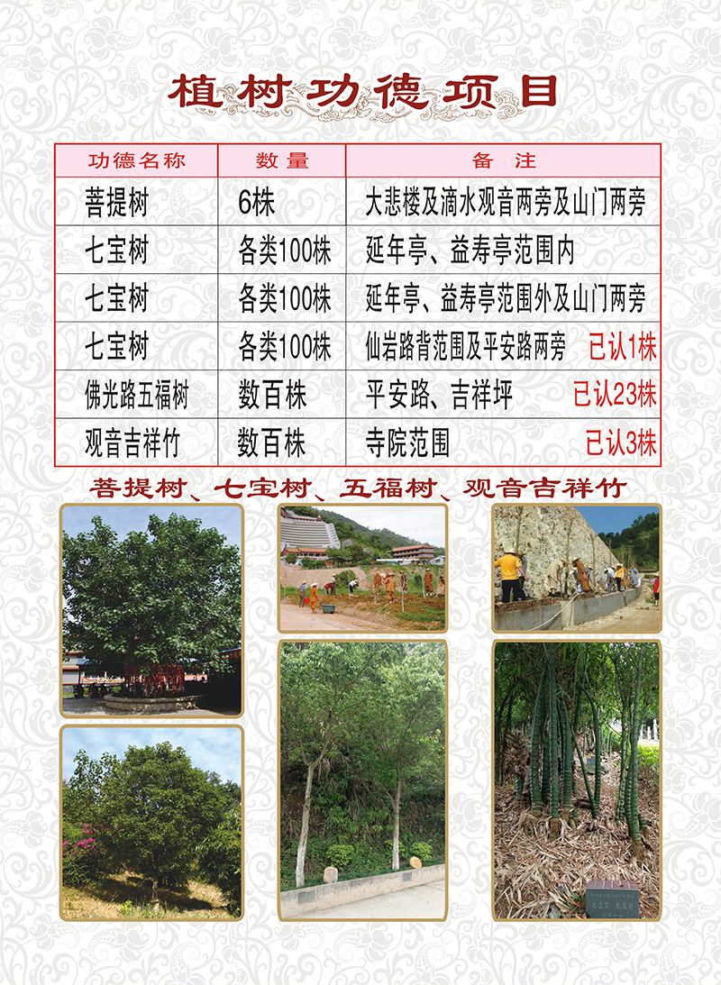 植树功德